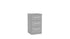 Lynx 3 Drawer Bedside - Black